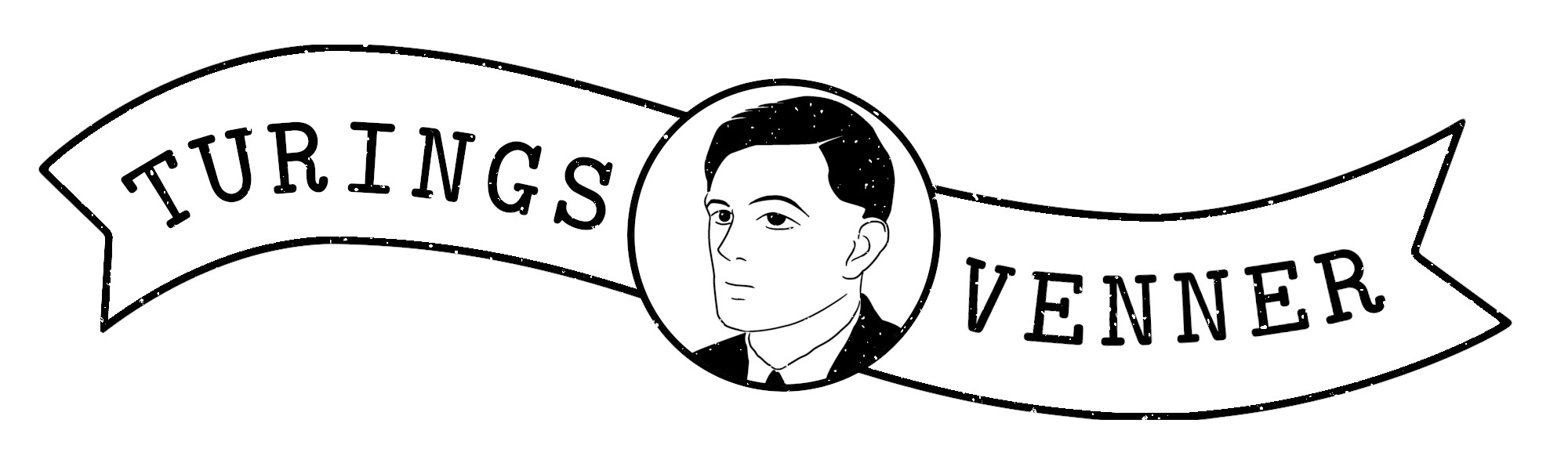 Banner with the text 'Turings Venner'